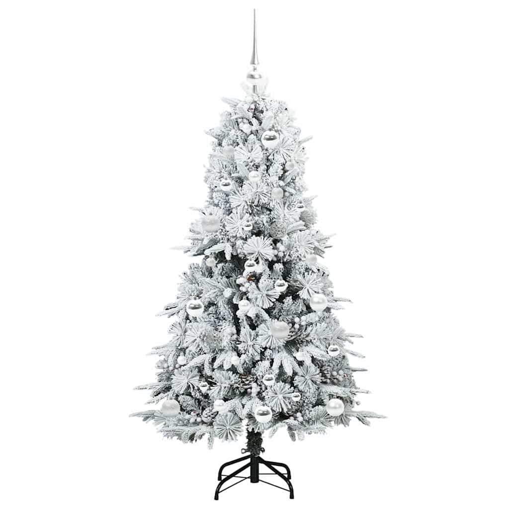 Sapin de Noël Artificiel à Branches Articulées Blanc 150 cm - XIOS