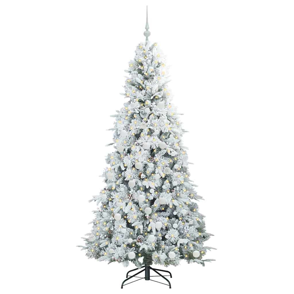 Sapin de Noël Artificiel à Branches Articulées Blanc 180 cm - XIOS