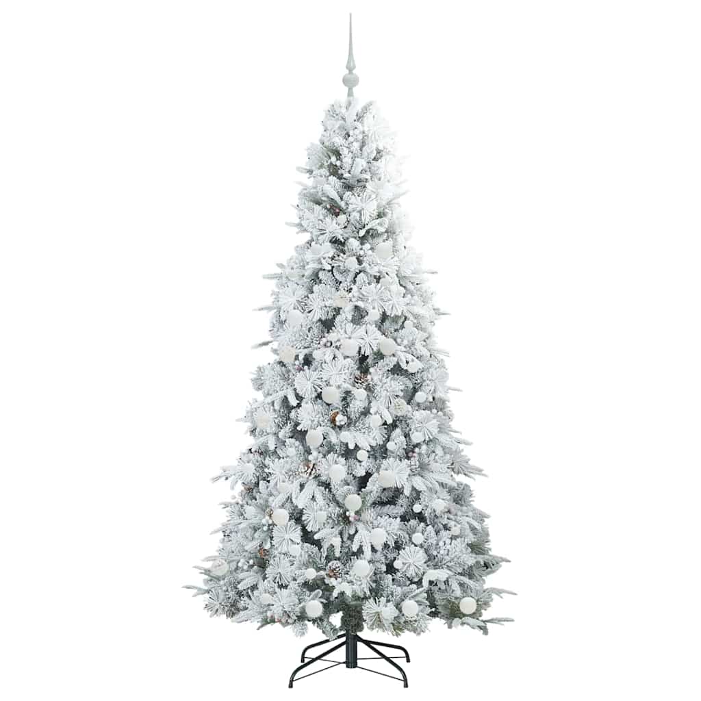 Sapin de Noël Artificiel à Branches Articulées Blanc 180 cm - XIOS
