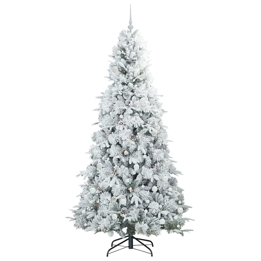 Sapin de Noël Artificiel à Branches Articulées Blanc 240 cm - XIOS