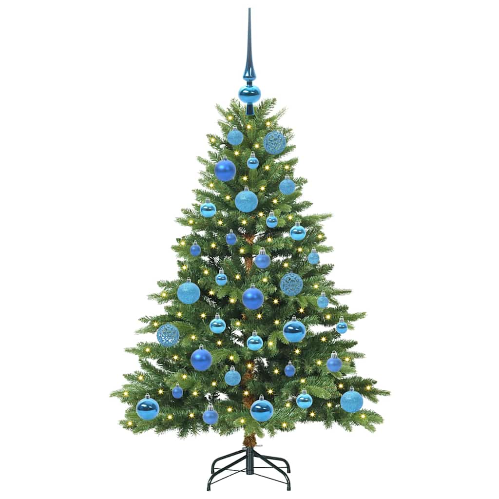 Sapin de Noël artificiel avec 150 LED Vert 120 cm PE et PVC - XIOS