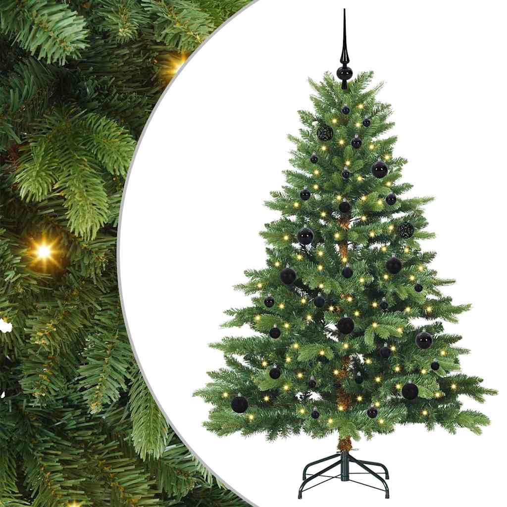 Sapin de Noël artificiel avec 150 LED Vert 150 cm PE et PVC - XIOS