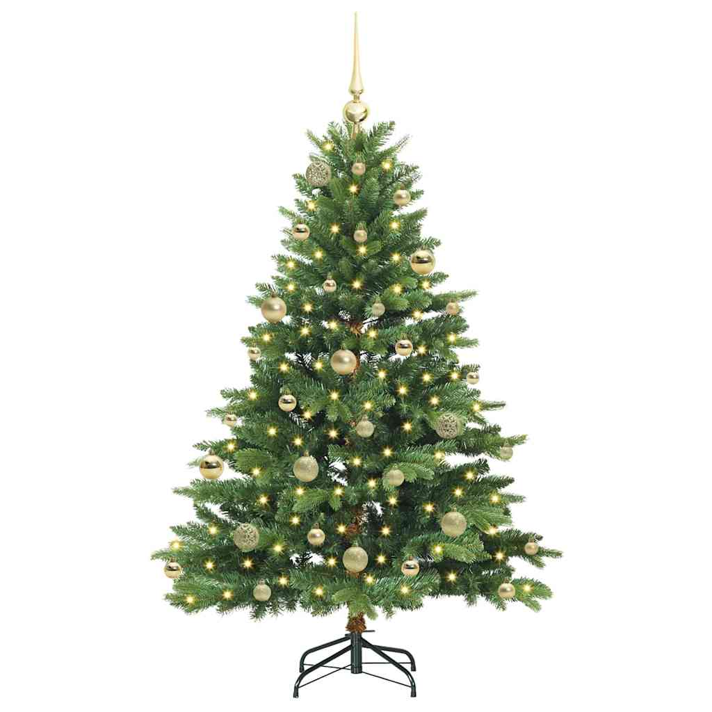 Sapin de Noël artificiel avec 150 LED Vert 150 cm PE et PVC - XIOS