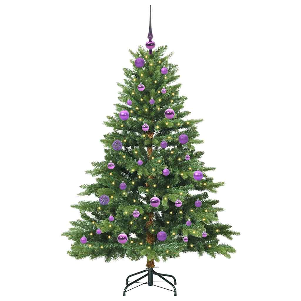 Sapin de Noël artificiel avec 150 LED Vert 150 cm PE et PVC - XIOS