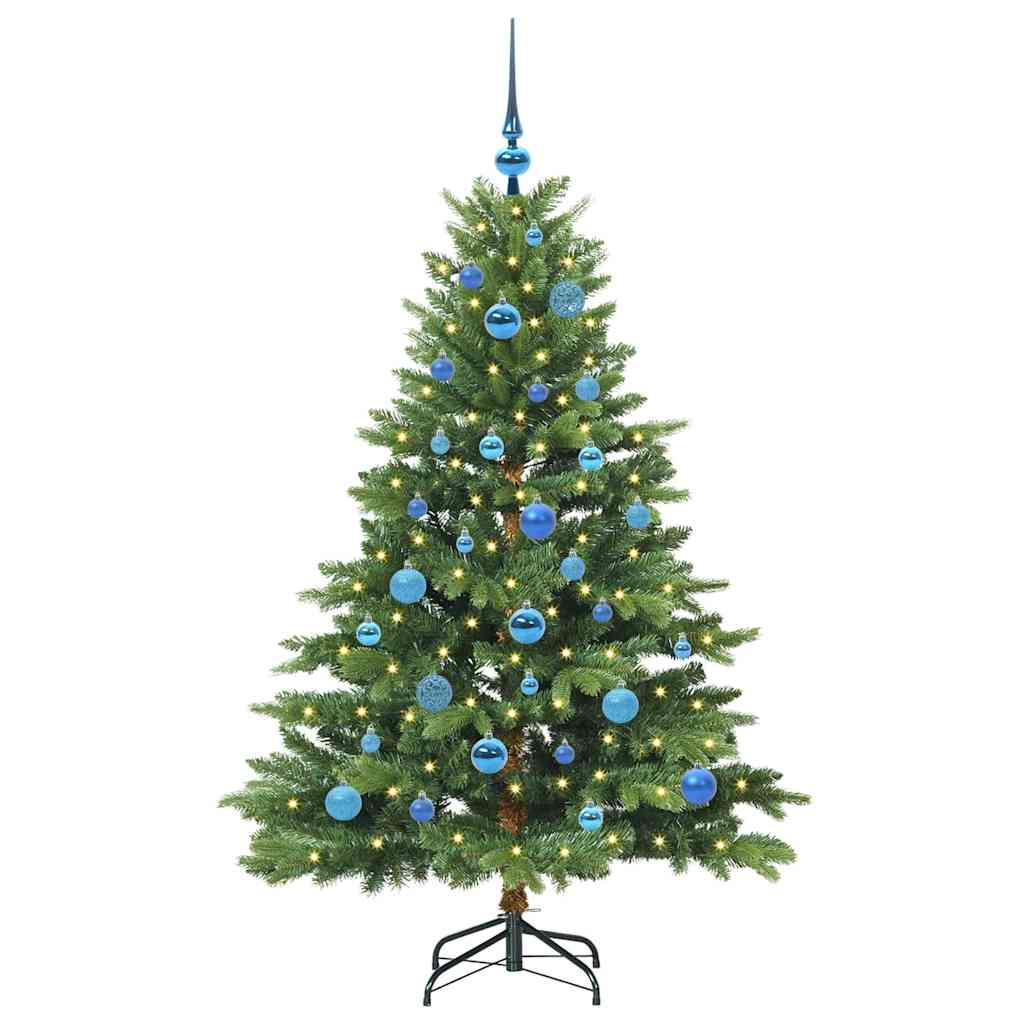 Sapin de Noël artificiel avec 150 LED Vert 150 cm PE et PVC - XIOS