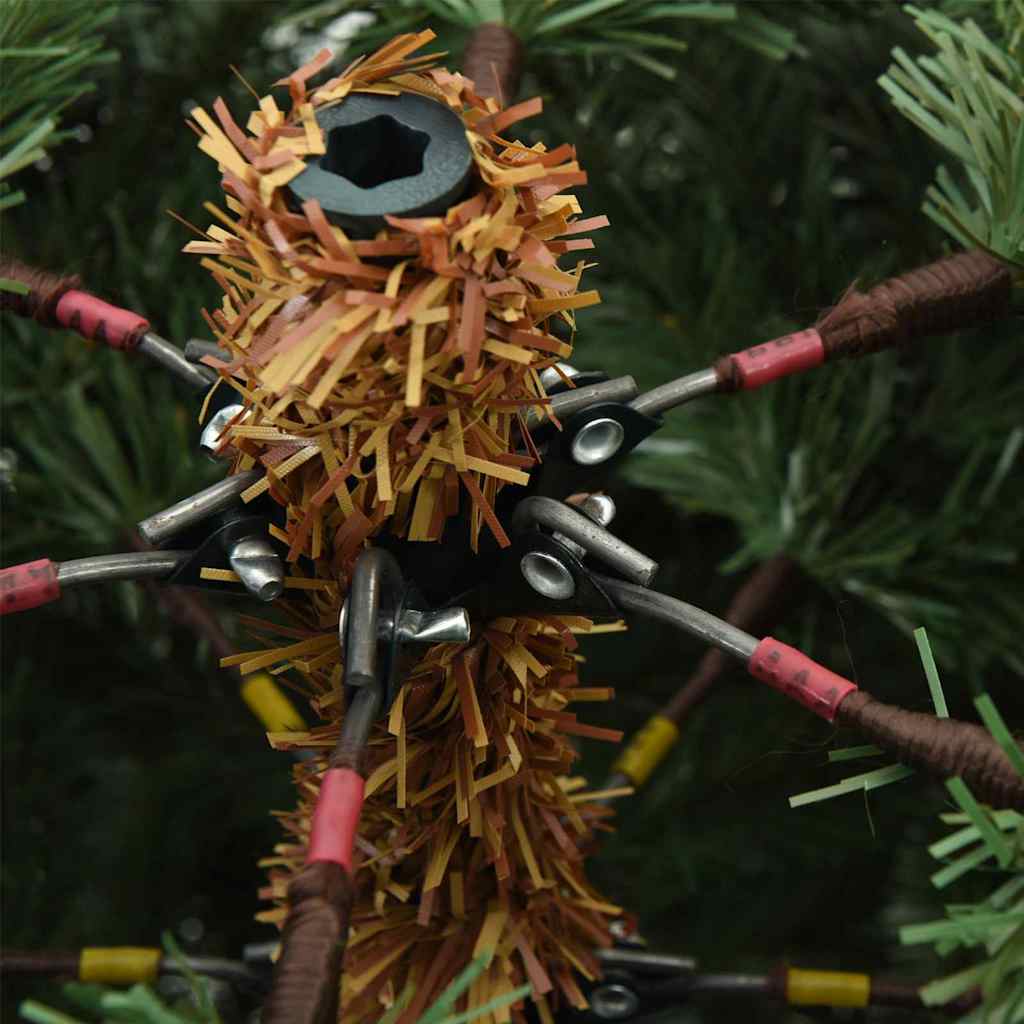 Sapin de Noël artificiel avec 300 LED Vert 180 cm PE et PVC - XIOS