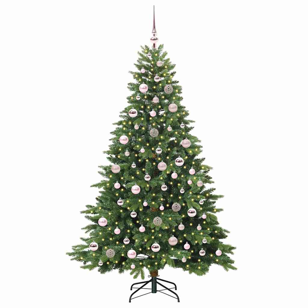 Sapin de Noël artificiel avec 300 LED Vert 180 cm PE et PVC - XIOS