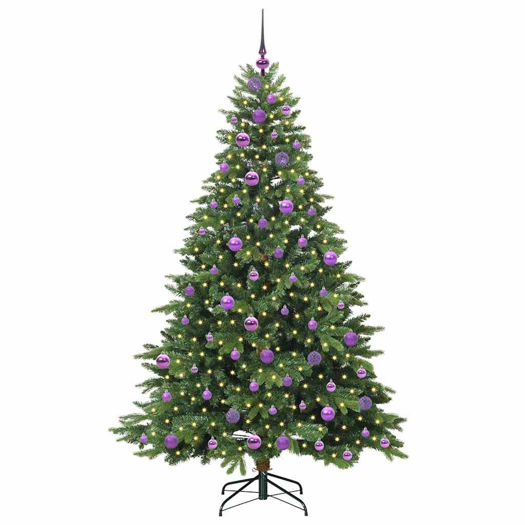 Sapin de Noël artificiel avec 300 LED Vert 180 cm PE et PVC - XIOS