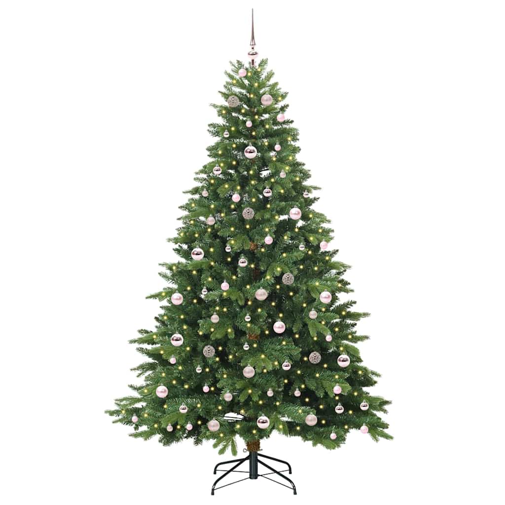 Sapin de Noël artificiel avec 300 LED Vert 210 cm PE et PVC - XIOS