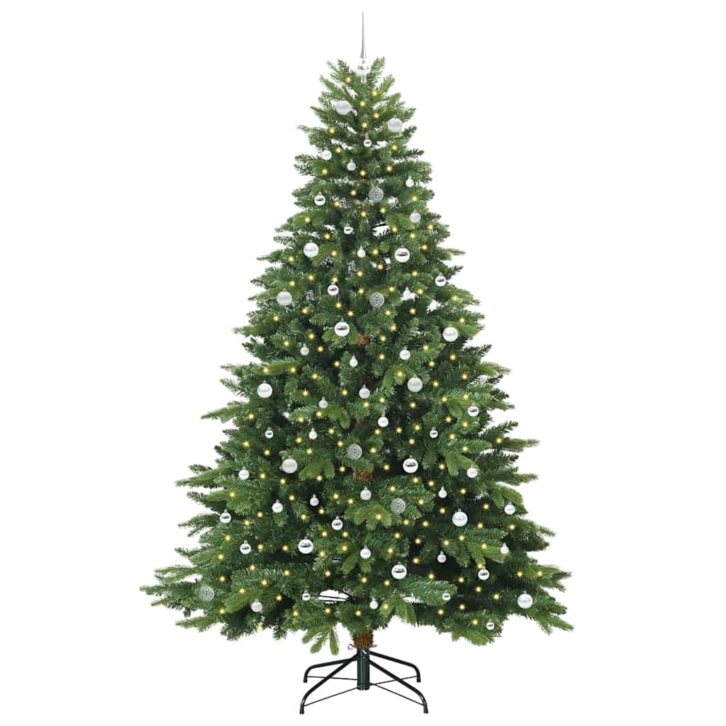 Sapin de Noël artificiel avec 300 LED Vert 240 cm PE et PVC - XIOS