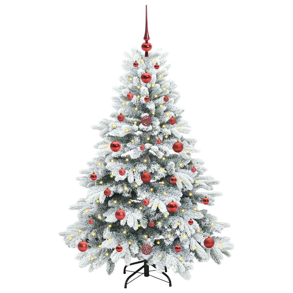 Sapin de Noël artificiel avec 150 LED Vert 120 cm PE et PVC - XIOS