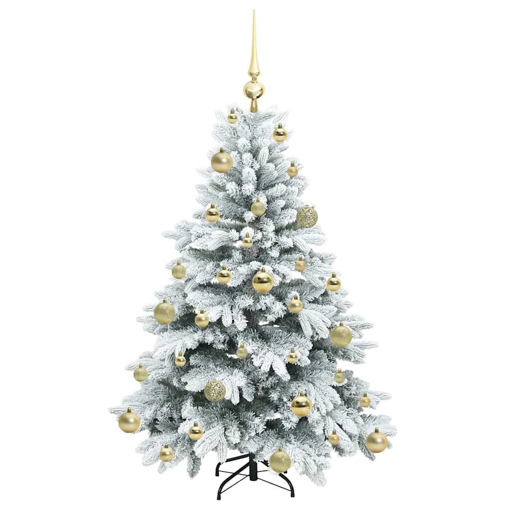 Sapin de Noël artificiel avec 150 LED Vert 120 cm PE et PVC - XIOS
