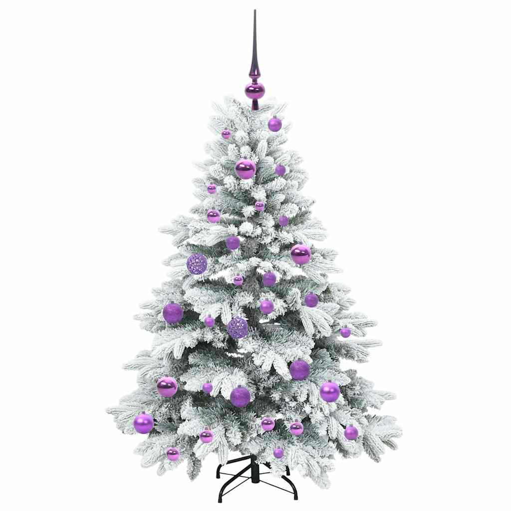 Sapin de Noël artificiel avec 150 LED Vert 120 cm PE et PVC - XIOS