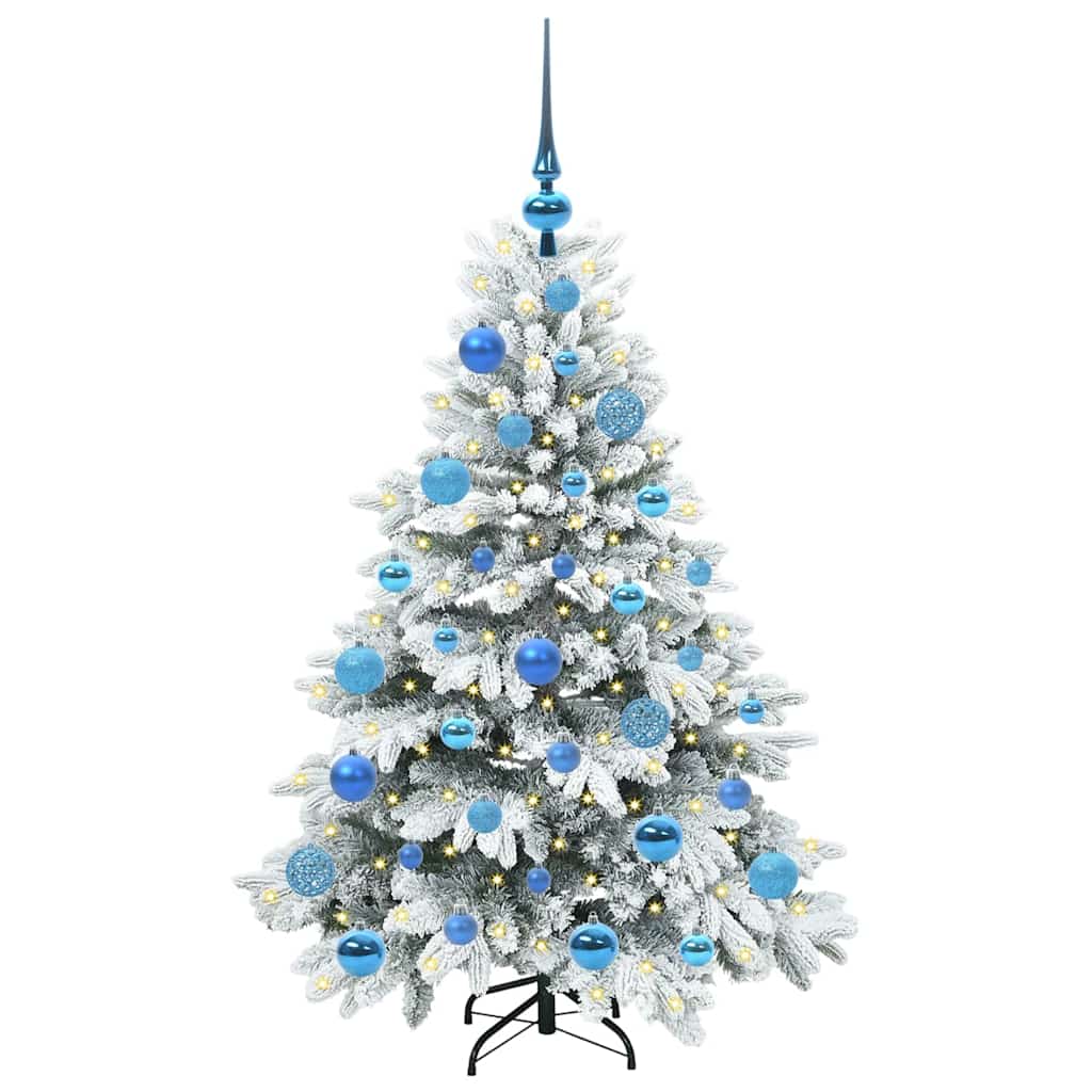 Sapin de Noël artificiel avec 150 LED Vert 120 cm PE et PVC - XIOS