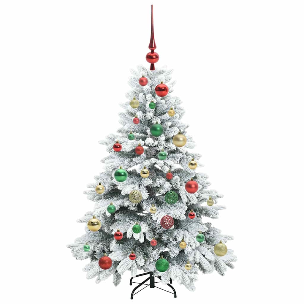 Sapin de Noël artificiel avec 150 LED Blanc 120 cm PE et PVC - XIOS
