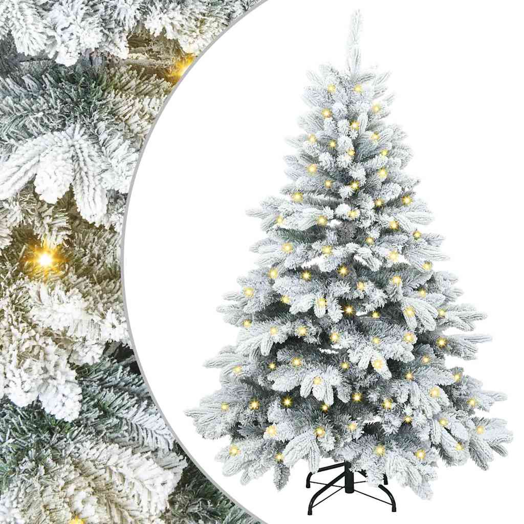 Sapin de Noël artificiel avec 150 LED Blanc 150 cm PE et PVC - XIOS