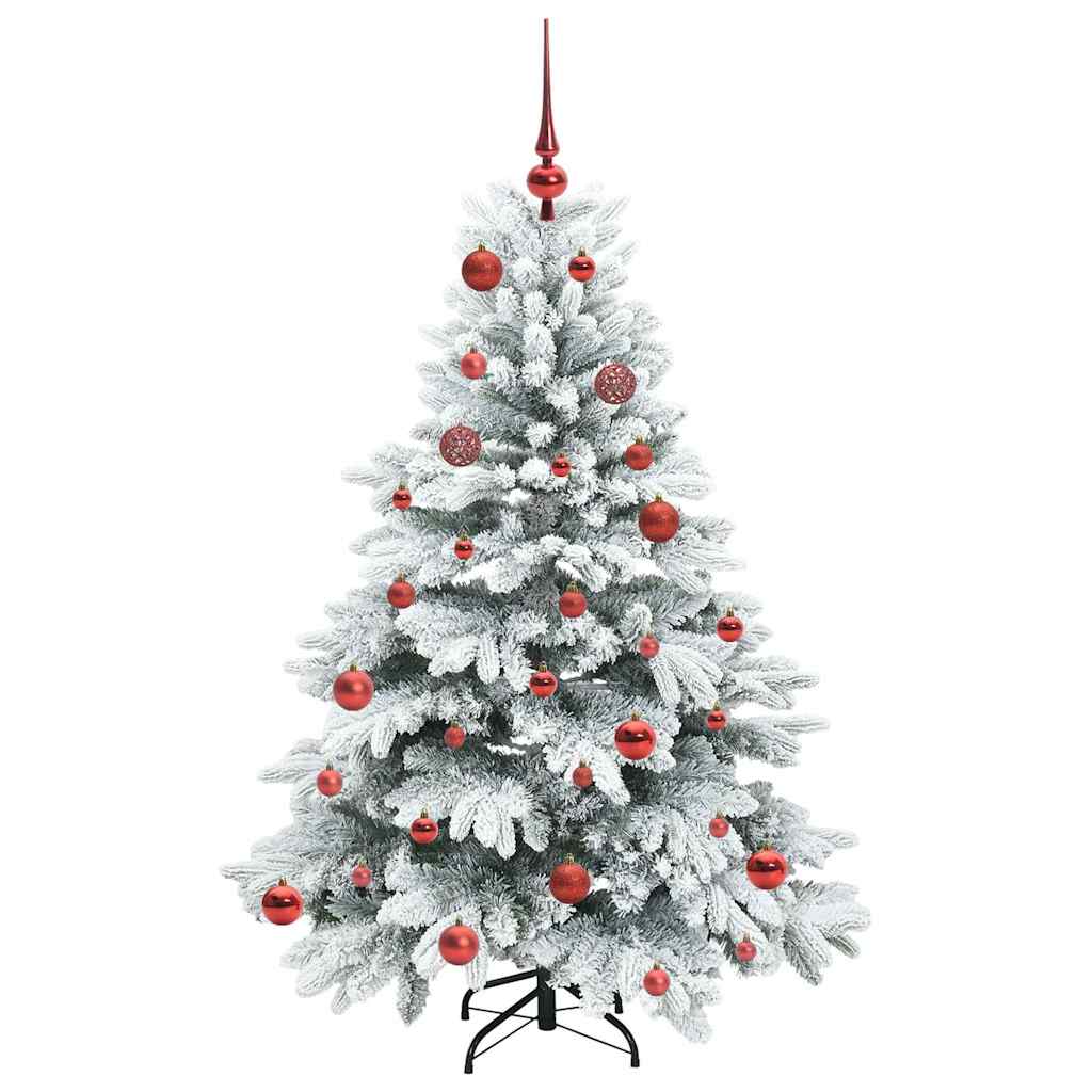 Sapin de Noël artificiel avec 150 LED Blanc 150 cm PE et PVC - XIOS