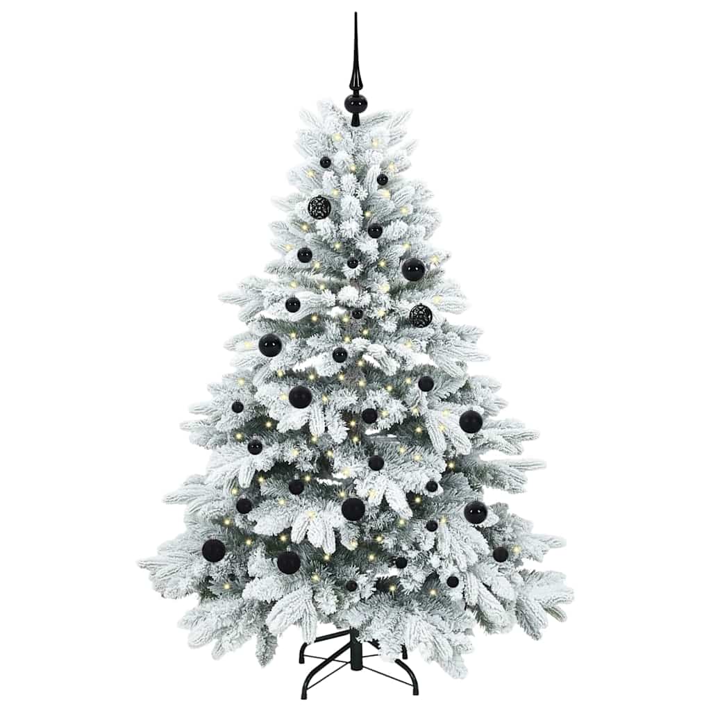 Sapin de Noël artificiel avec 150 LED Blanc 150 cm PE et PVC - XIOS