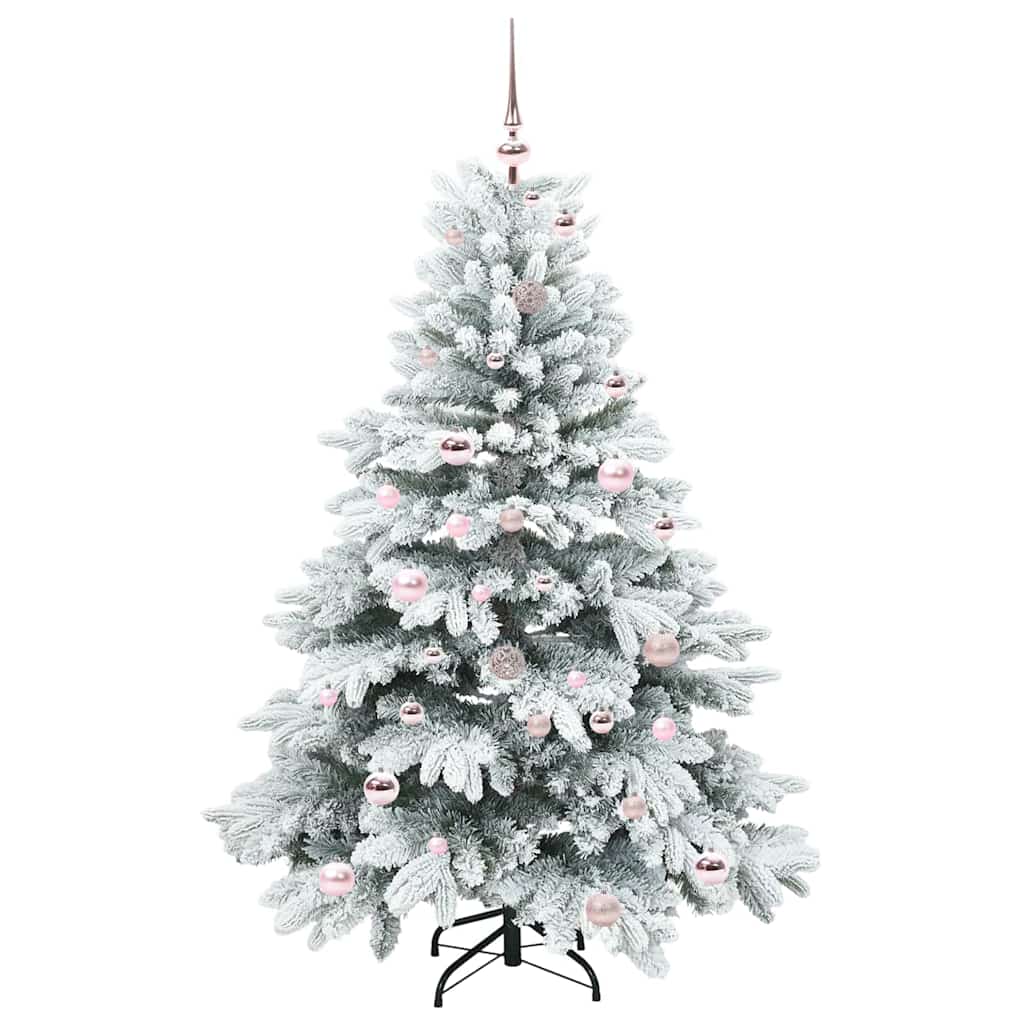Sapin de Noël artificiel avec 150 LED Blanc 150 cm PE et PVC - XIOS