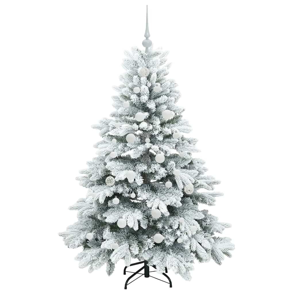 Sapin de Noël artificiel avec 150 LED Blanc 150 cm PE et PVC - XIOS