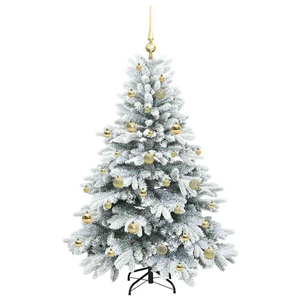 Sapin de Noël artificiel avec 150 LED Blanc 150 cm PE et PVC - XIOS