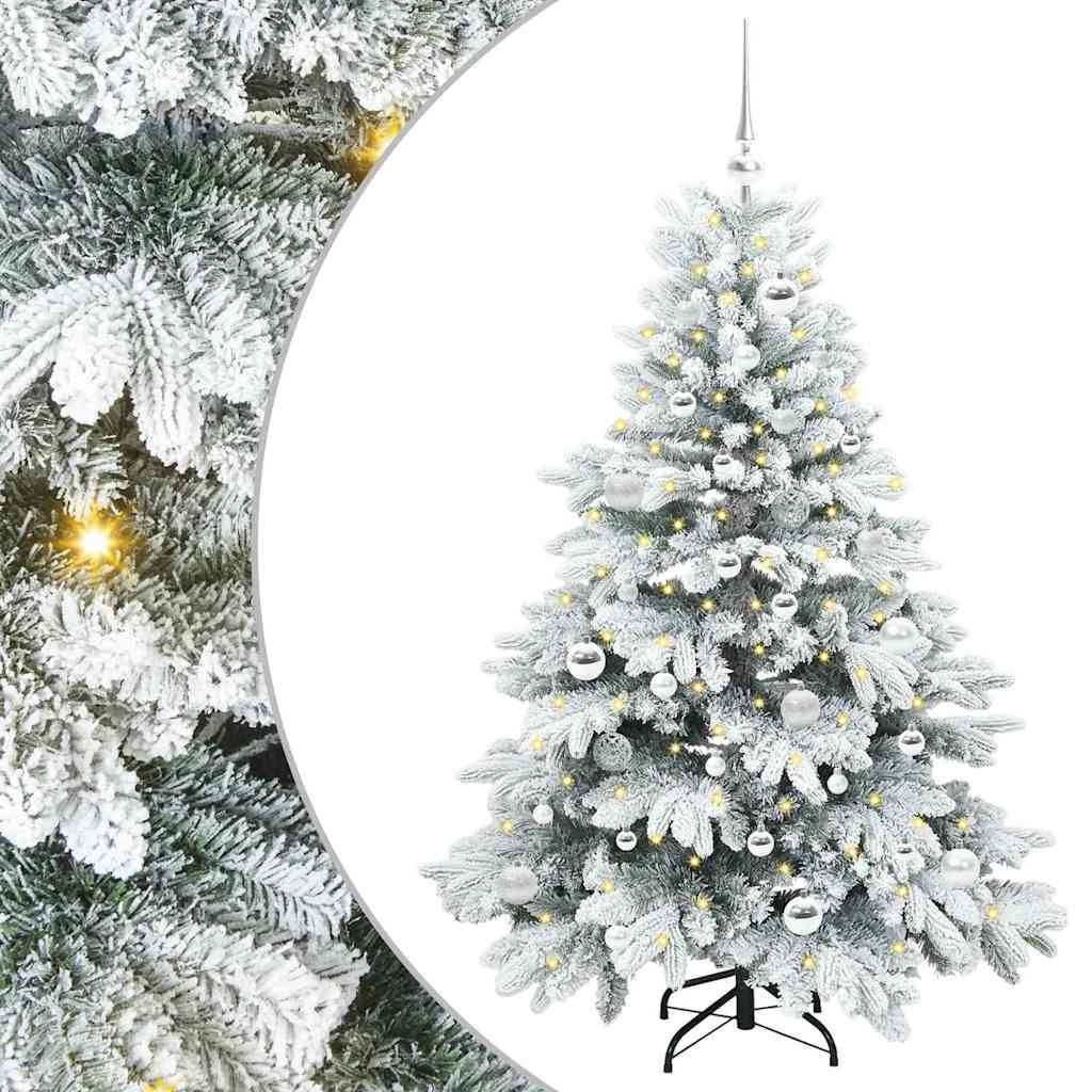 Sapin de Noël artificiel avec 150 LED Vert 150 cm PE et PVC - XIOS