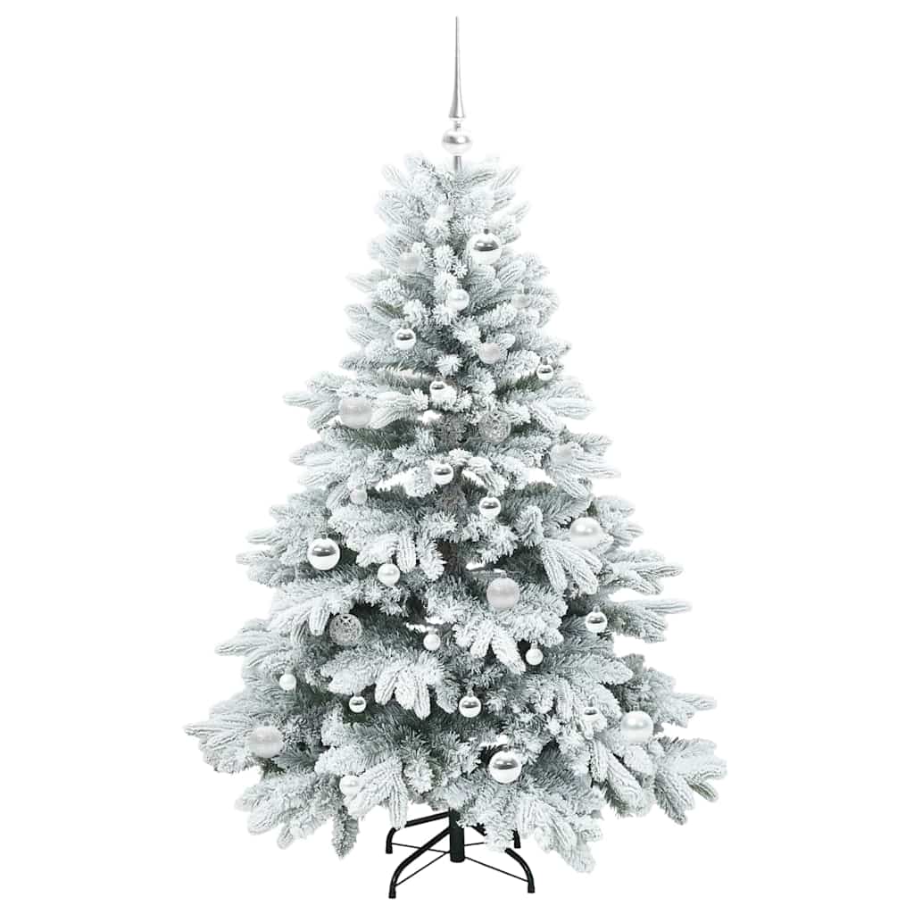 Sapin de Noël artificiel avec 150 LED Blanc 150 cm PE et PVC - XIOS