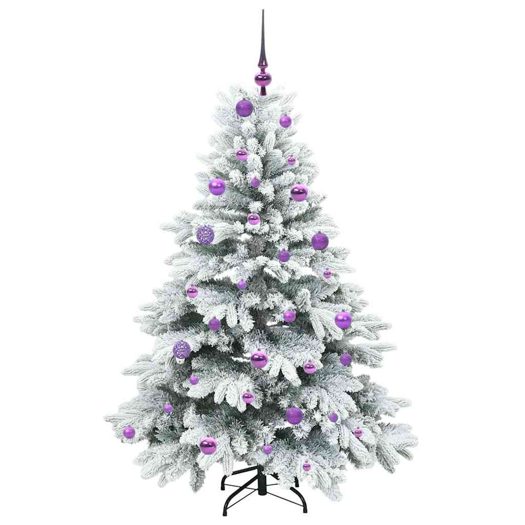 Sapin de Noël artificiel avec 150 LED Blanc 150 cm PE et PVC - XIOS