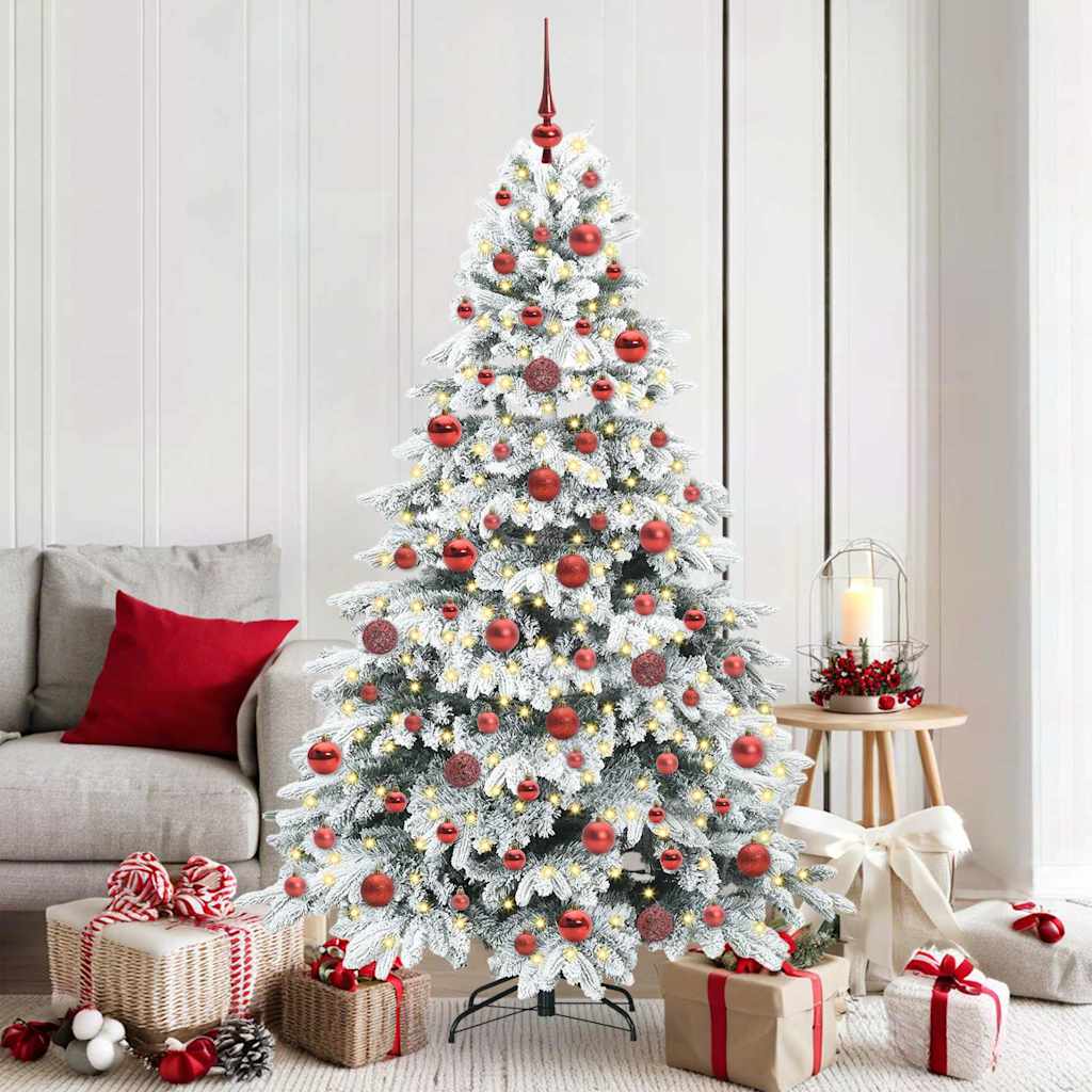 Sapin de Noël artificiel avec 300 LED Vert 180 cm PE et PVC - XIOS