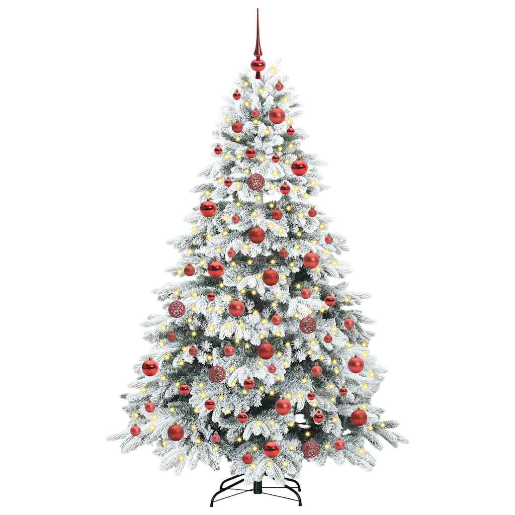 Sapin de Noël artificiel avec 300 LED Vert 180 cm PE et PVC - XIOS