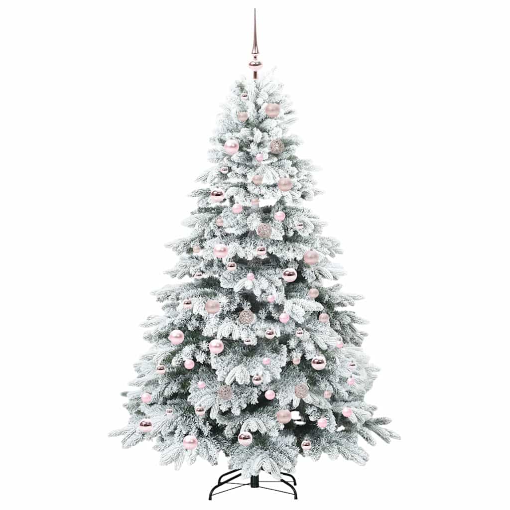 Sapin de Noël artificiel avec 300 LED Blanc 180 cm PE et PVC - XIOS