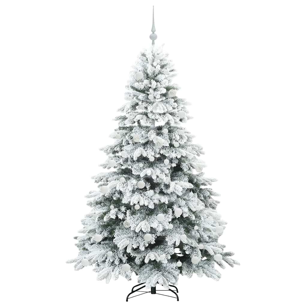 Sapin de Noël artificiel avec 300 LED Blanc 180 cm PE et PVC - XIOS