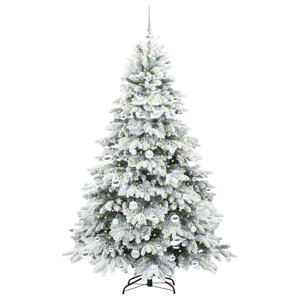 Sapin de Noël artificiel avec 300 LED Vert 180 cm PE et PVC - XIOS