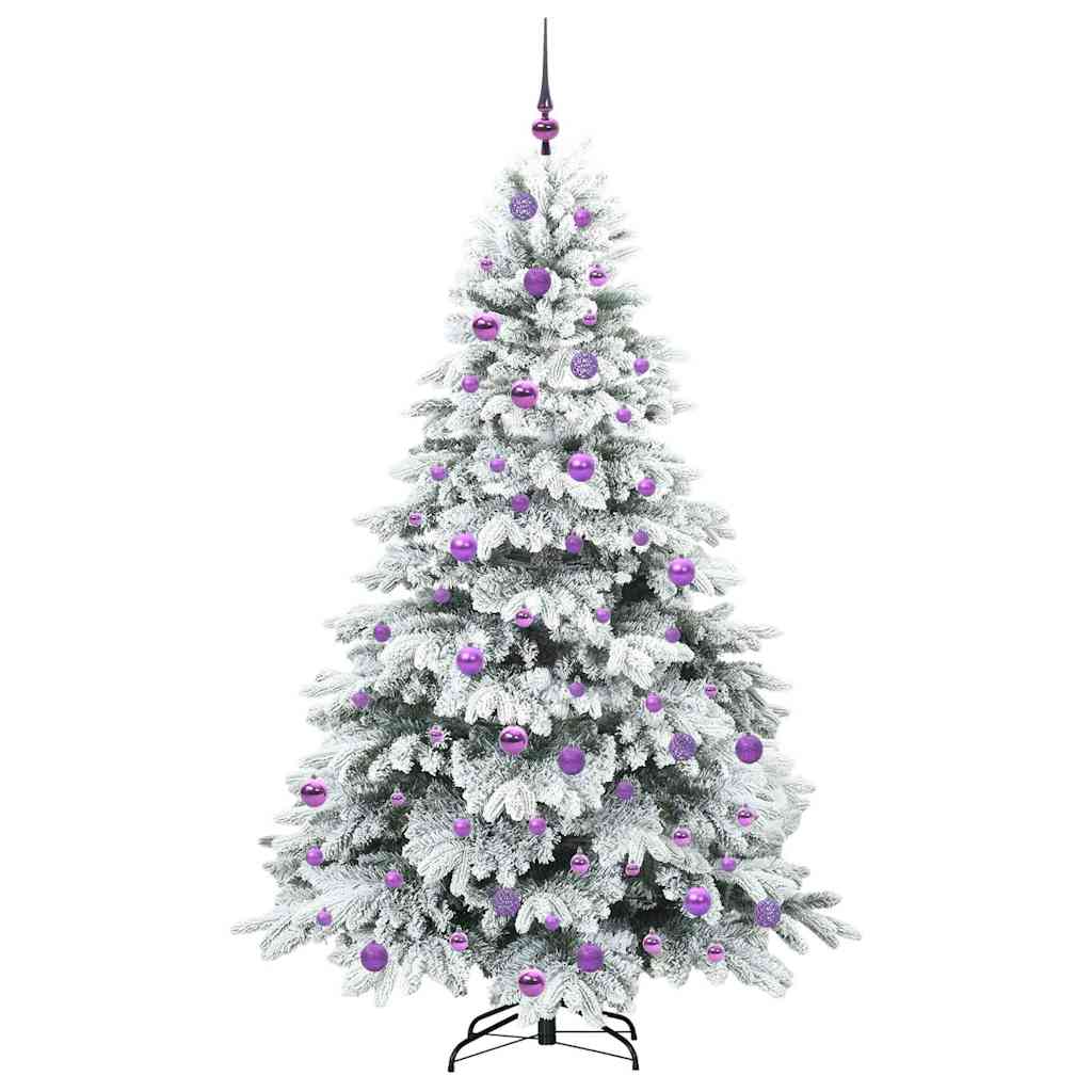Sapin de Noël artificiel avec 300 LED Blanc 180 cm PE et PVC - XIOS