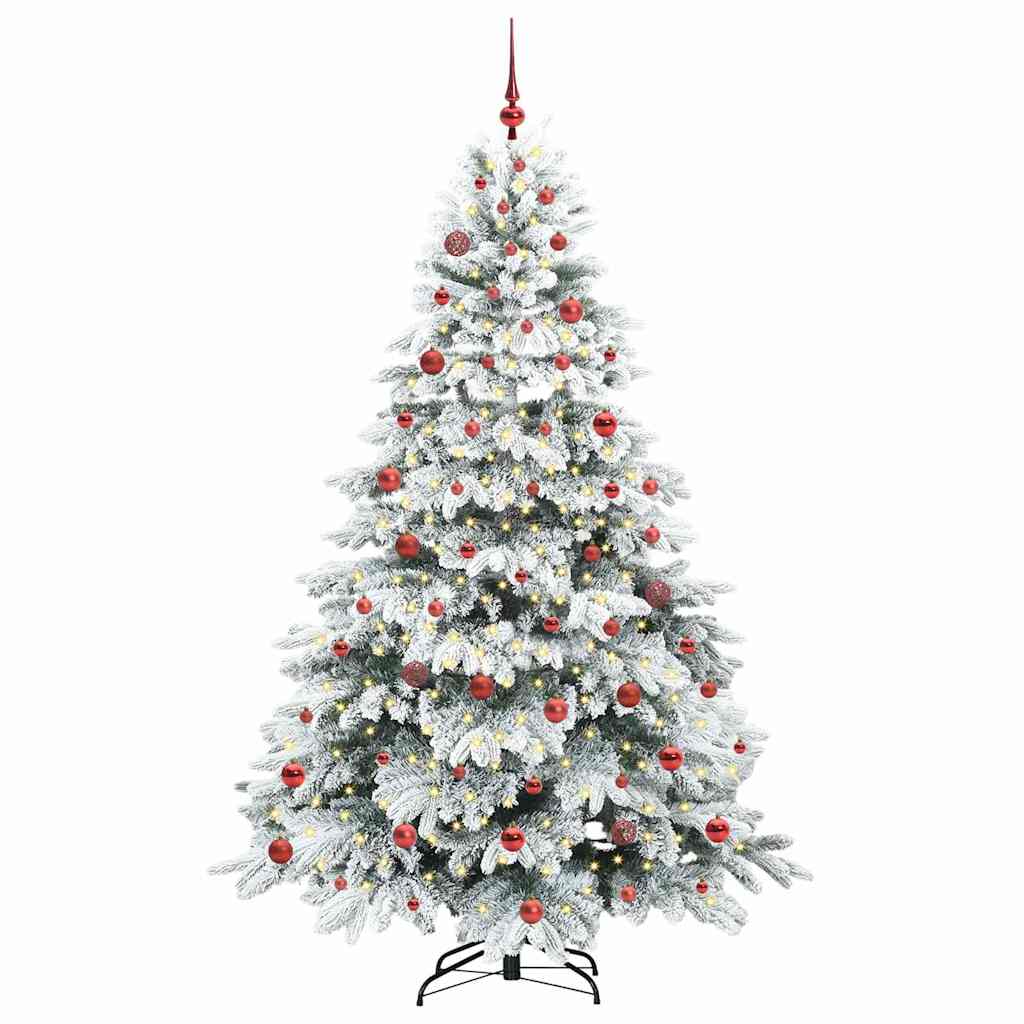 Sapin de Noël artificiel avec 300 LED Vert 210 cm PE et PVC - XIOS