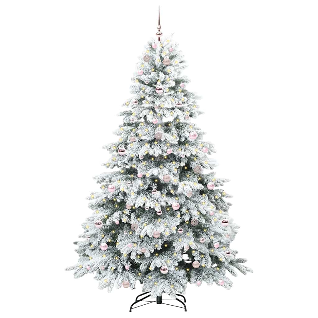Sapin de Noël artificiel avec 300 LED Vert 210 cm PE et PVC - XIOS