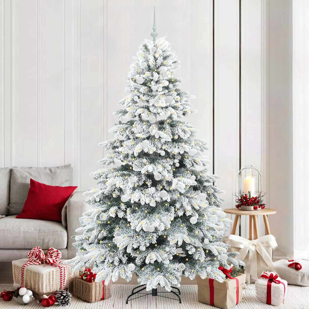 Sapin de Noël artificiel avec 300 LED Vert 210 cm PE et PVC - XIOS