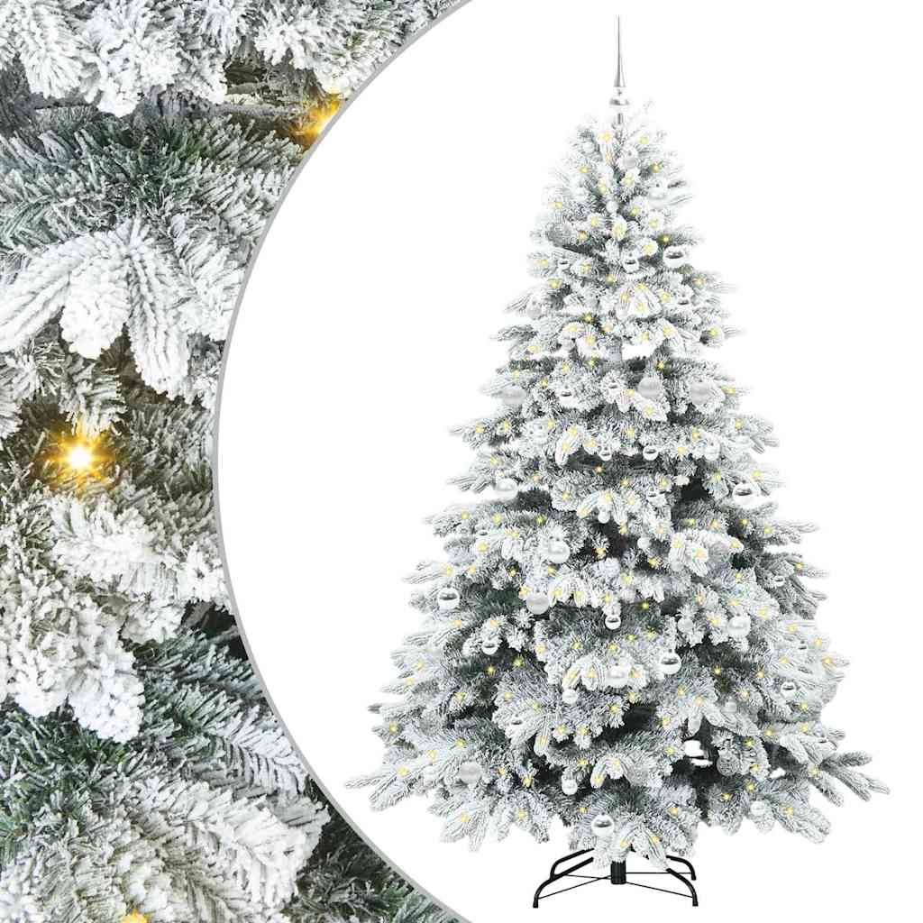 Sapin de Noël artificiel avec 300 LED Vert 210 cm PE et PVC - XIOS
