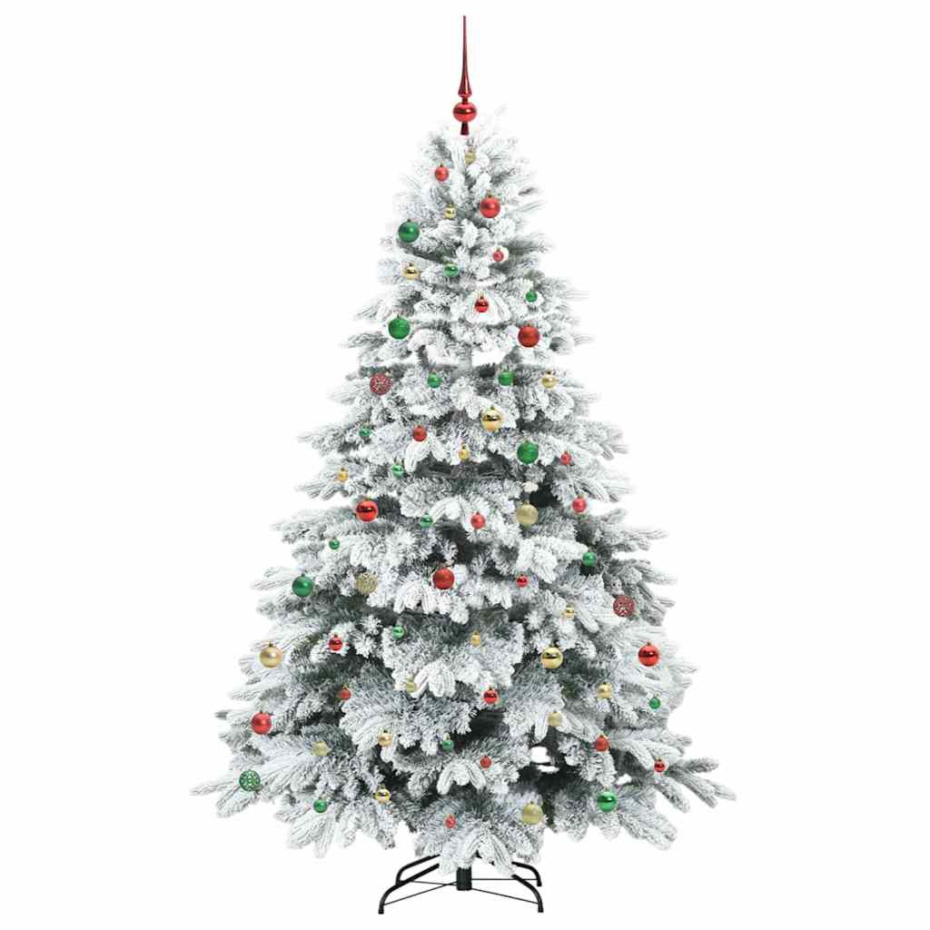 Sapin de Noël artificiel avec 300 LED Vert 210 cm PE et PVC - XIOS