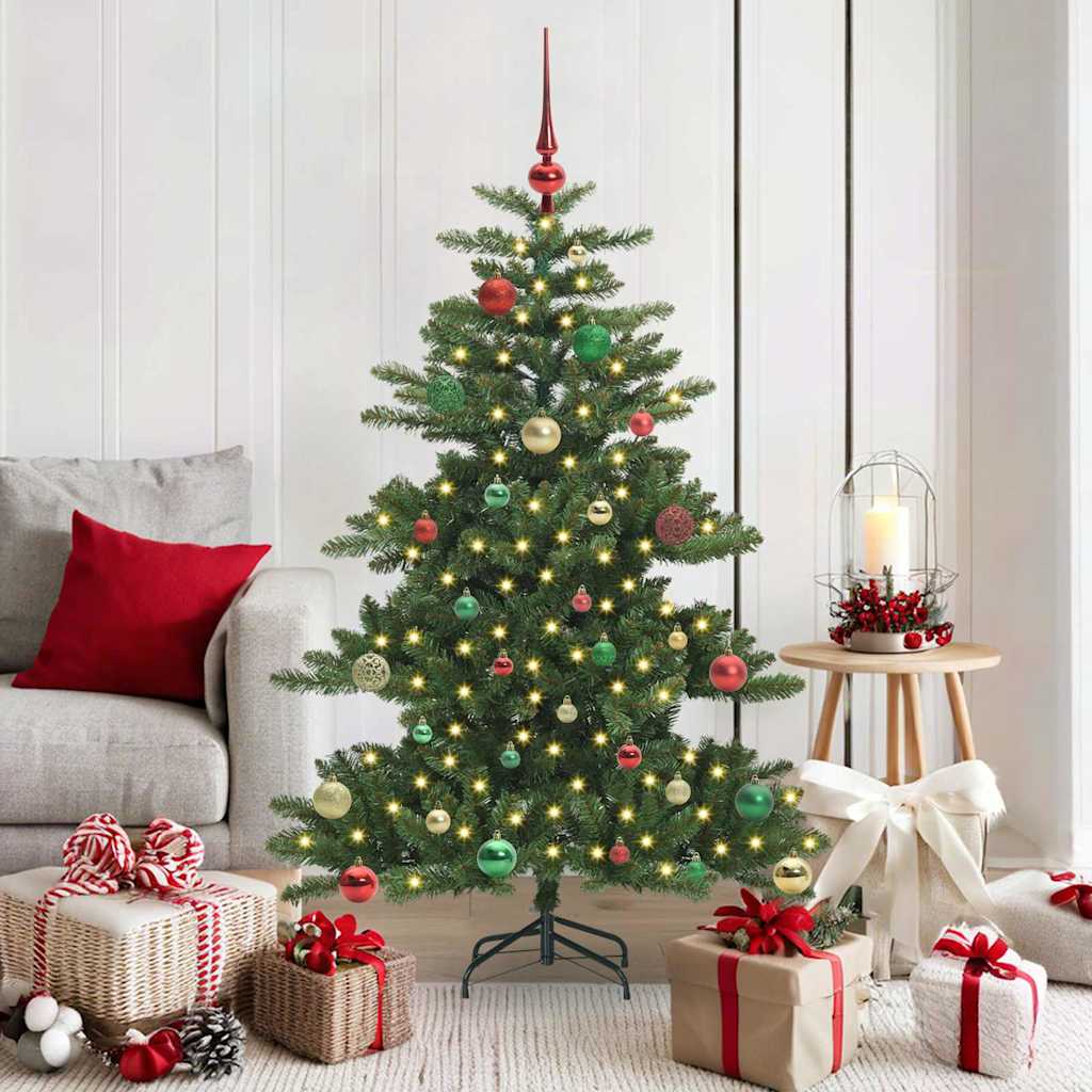 Sapin de Noël Artificiel à Branches Articulées Vert 150 cm PVC - XIOS