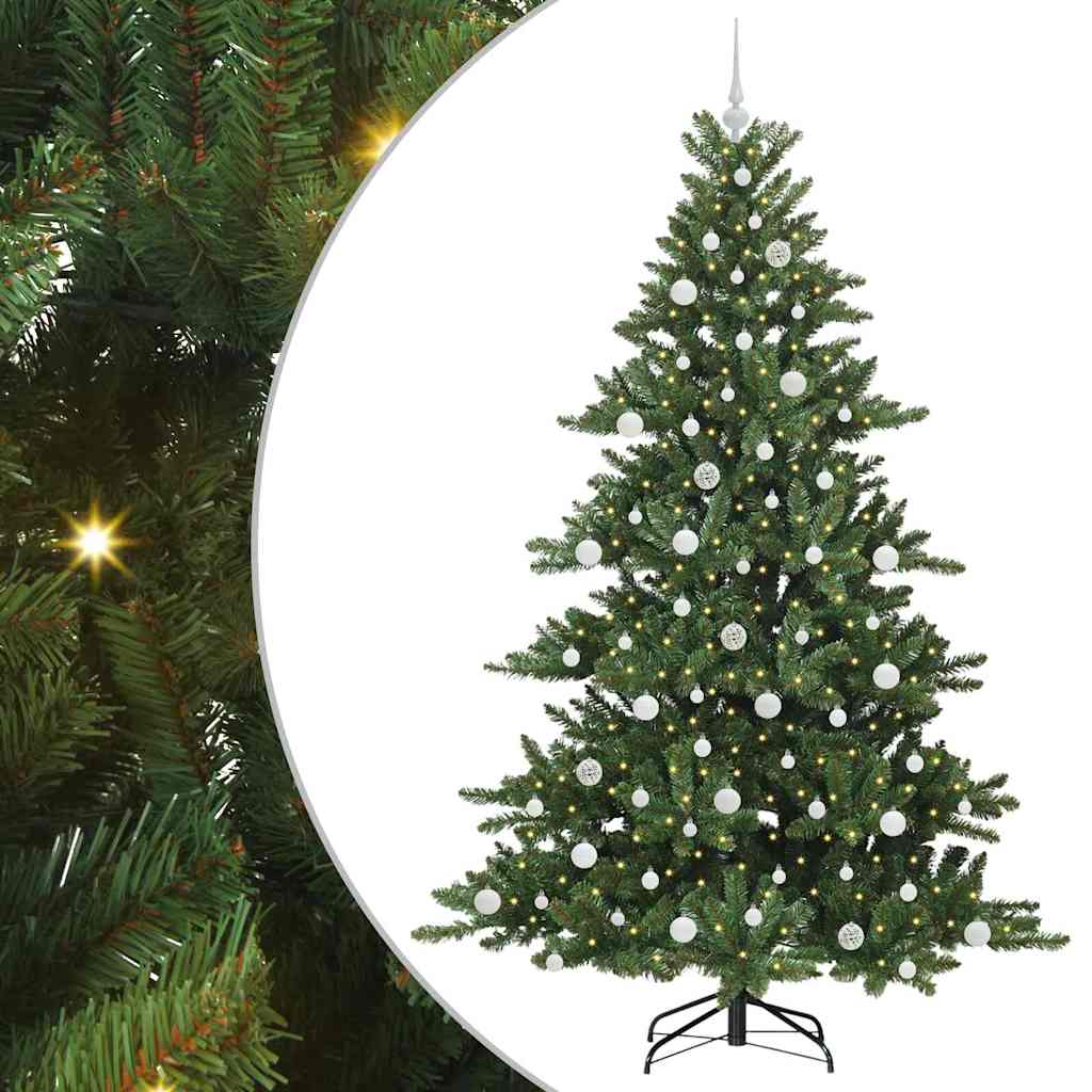 Sapin de Noël Artificiel à Branches Articulées Vert 210 cm PVC - XIOS