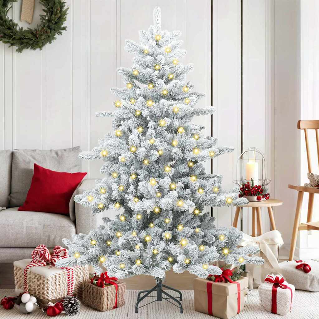 Sapin de Noël Artificiel à Branches Articulées Blanc 150 cm - XIOS