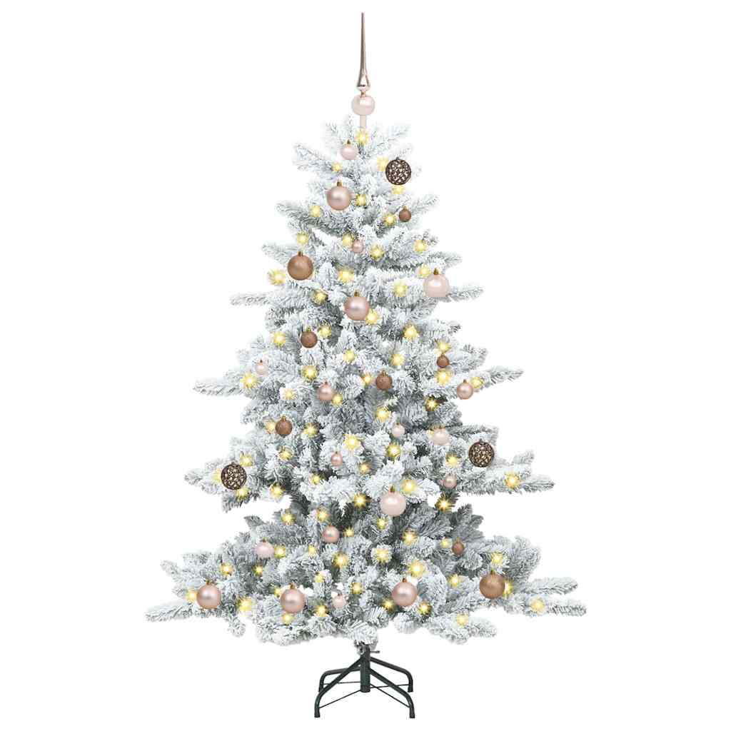 Sapin de Noël Artificiel à Branches Articulées Blanc 150 cm - XIOS