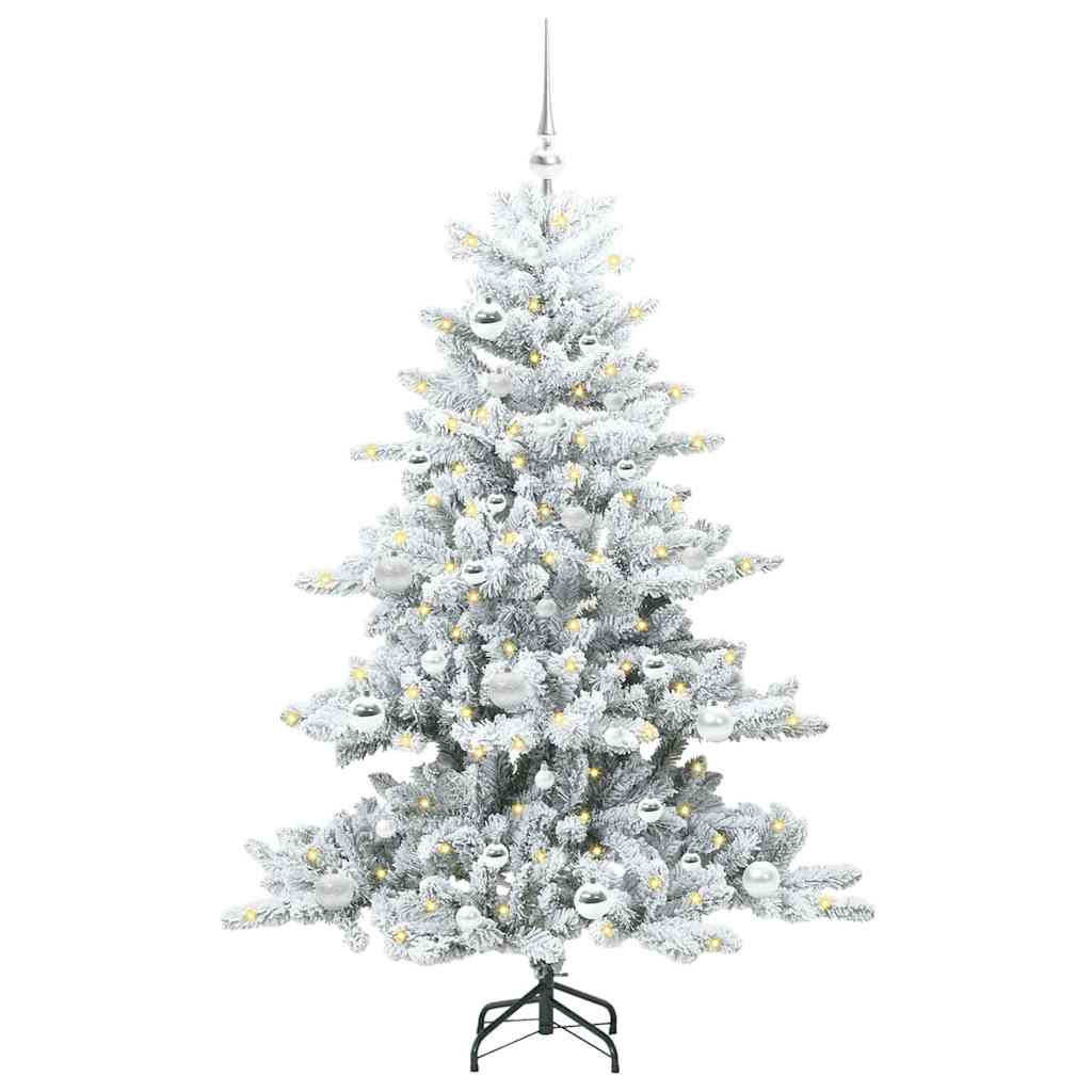 Sapin de Noël Artificiel à Branches Articulées Blanc 150 cm PVC - XIOS