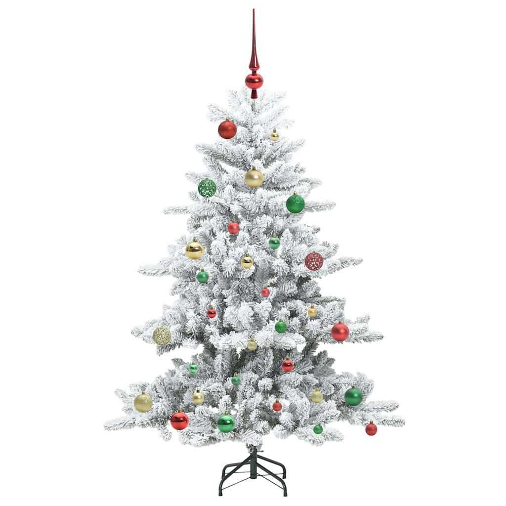 Sapin de Noël Artificiel à Branches Articulées Blanc 150 cm PVC - XIOS