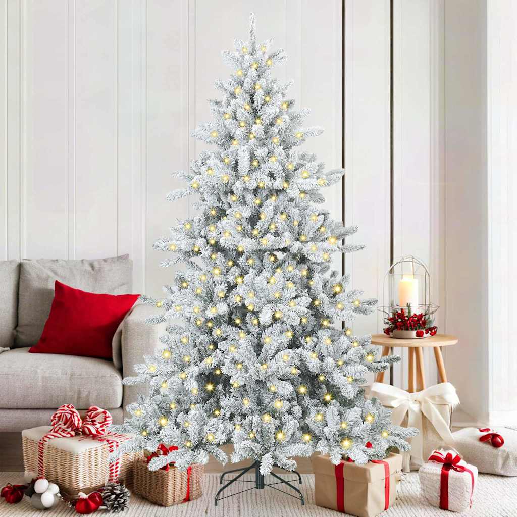 Sapin de Noël Artificiel à Branches Articulées Blanc 180 cm - XIOS