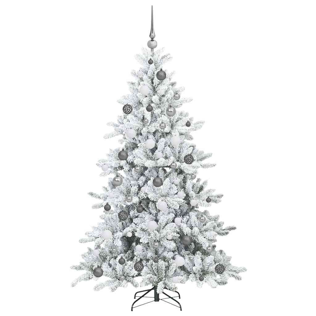 Sapin de Noël Artificiel à Branches Articulées Blanc 180 cm - XIOS