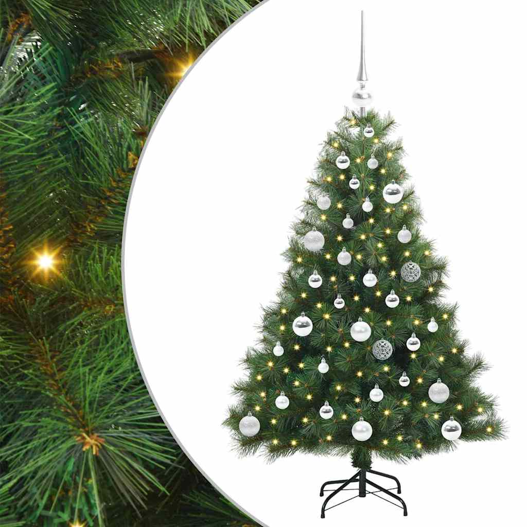 Sapin de Noël artificiel avec 150 LED Vert 120 cm PE et PVC - XIOS