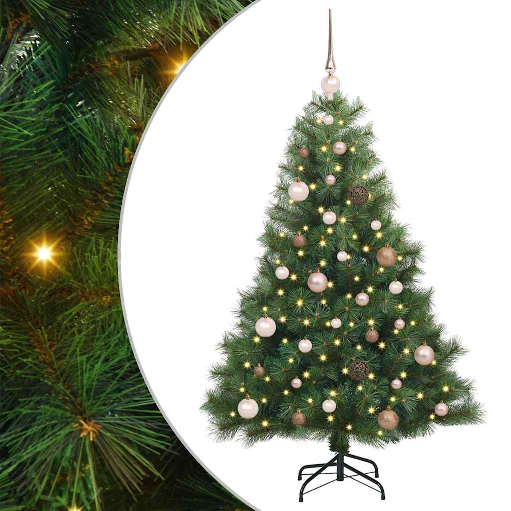 Sapin de Noël artificiel avec 150 LED Vert 150 cm PE et PVC - XIOS