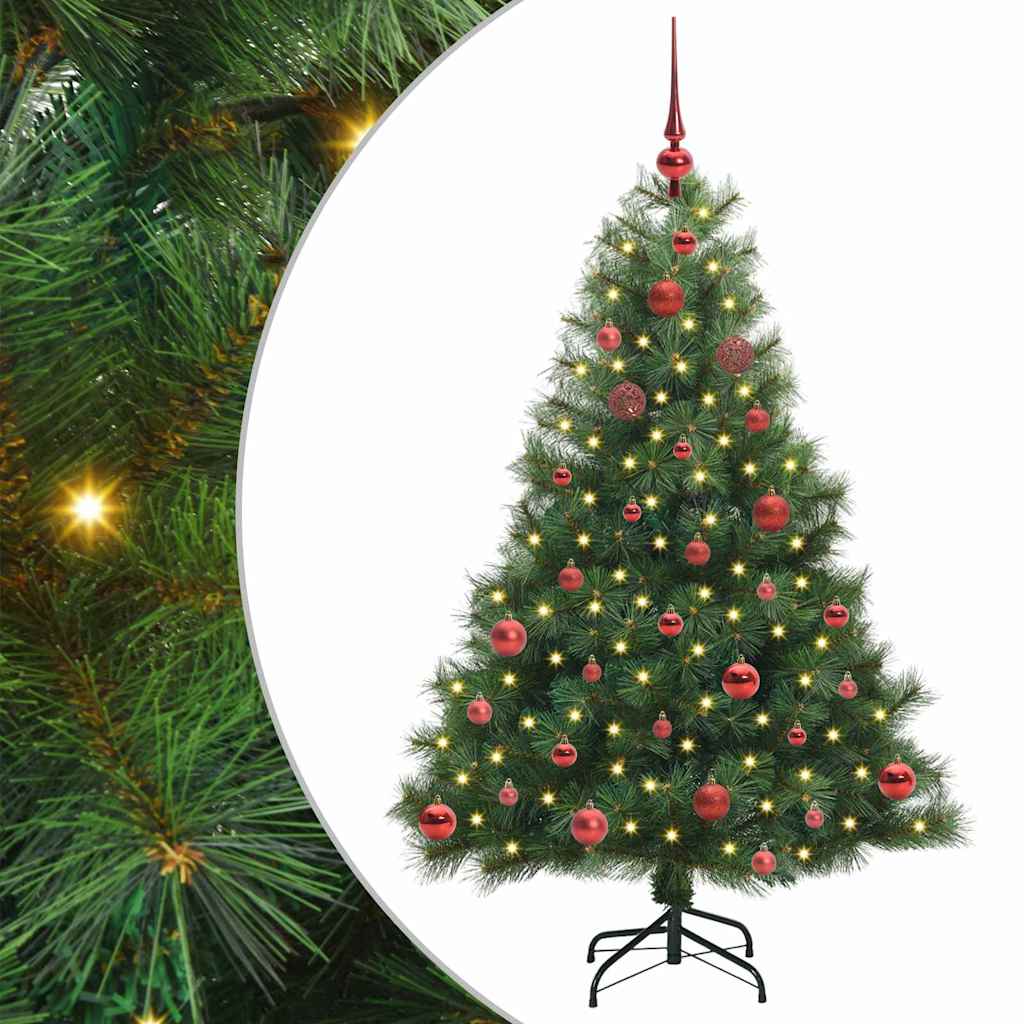 Sapin de Noël artificiel avec 150 LED Vert 150 cm PE et PVC - XIOS